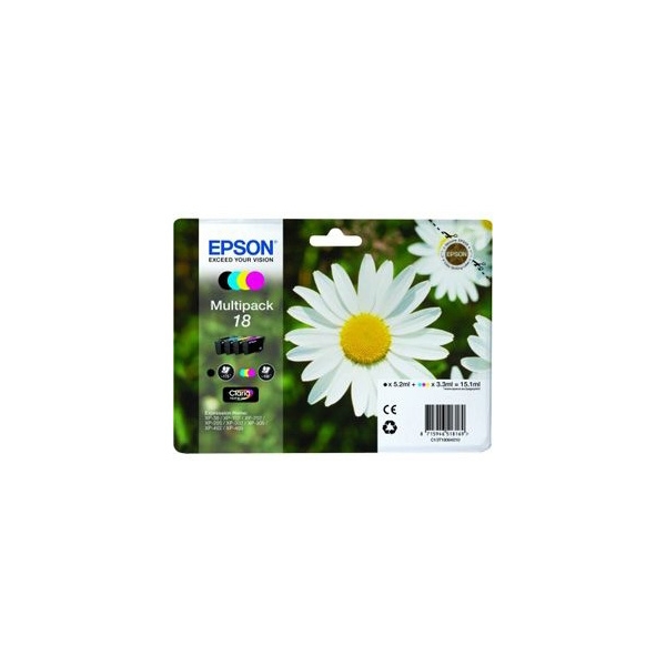Epson 18 Multipack (C13T18064012) - Ink 